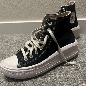 Converse Black and White High-Tops